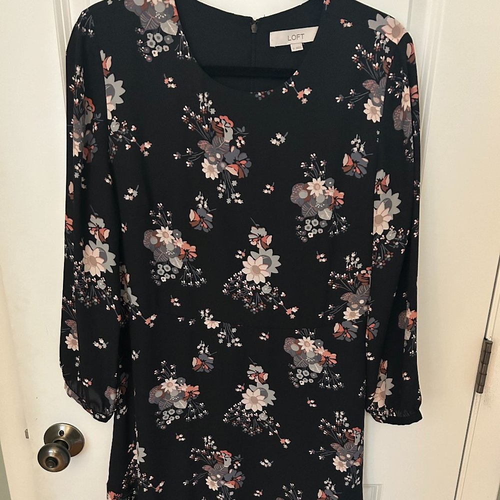 Floral dress by LOFT